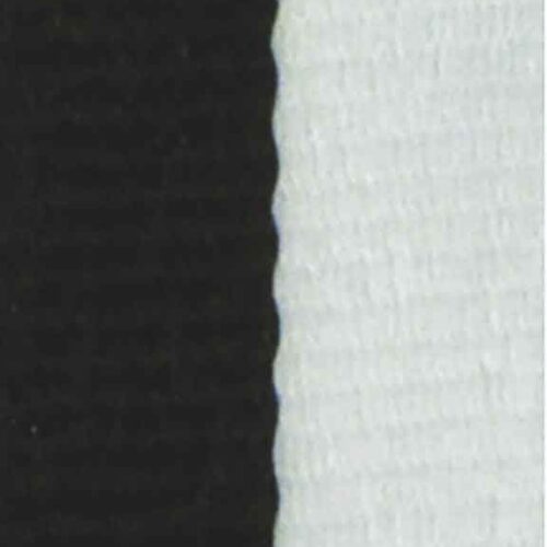 Medaljband svartvitt långt, 22mm bredd (70009)