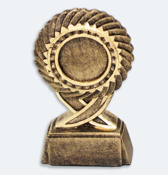 Rosetten guld - Neutral statyett med valfritt motiv (52001-1)